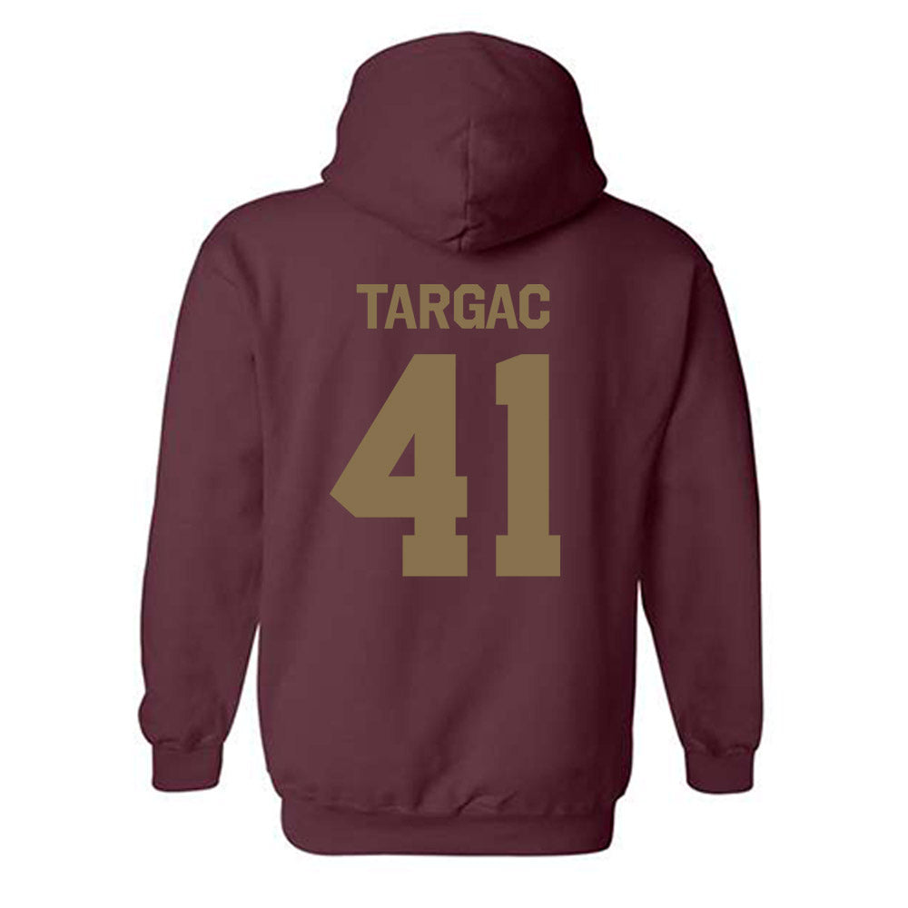 Texas State - NCAA Baseball : Titan Targac - Classic Shersey Hooded Sweatshirt-1