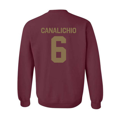 Texas State - NCAA Baseball : Will Canalichio - Classic Shersey Crewneck Sweatshirt-1