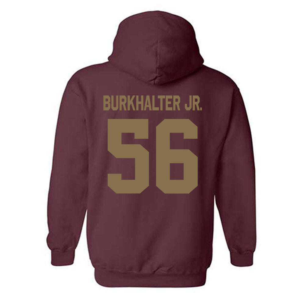Texas State - NCAA Football : Trenton Burkhalter Jr. - Classic Shersey Hooded Sweatshirt-1