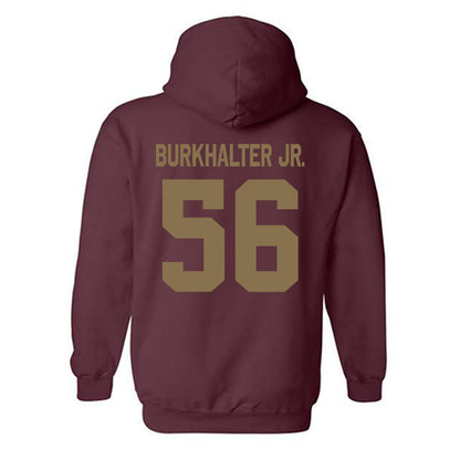 Texas State - NCAA Football : Trenton Burkhalter Jr. - Classic Shersey Hooded Sweatshirt-1