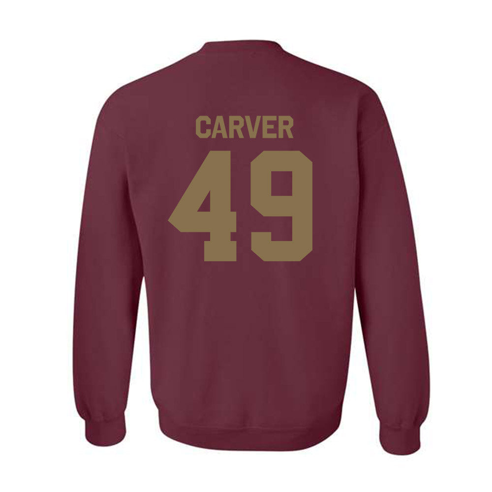 Texas State - NCAA Football : Blaine Carver - Classic Shersey Crewneck Sweatshirt-1