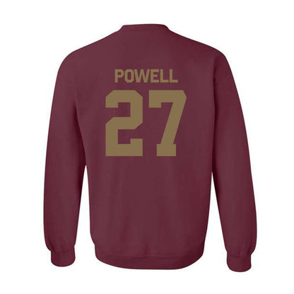 Texas State - NCAA Football : Cordarian Powell - Classic Shersey Crewneck Sweatshirt-1