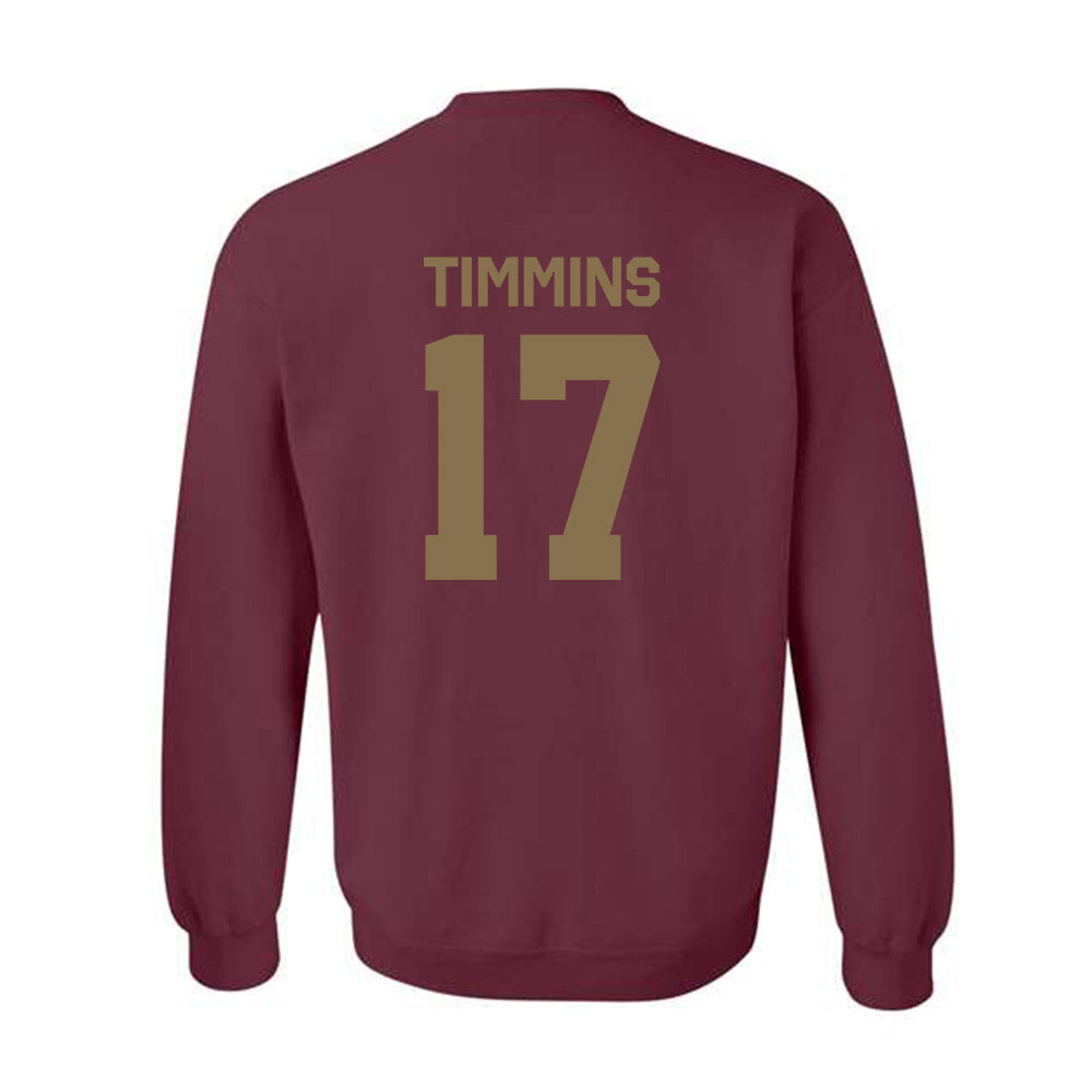 Texas State - NCAA Baseball : Braylen Timmins - Classic Shersey Crewneck Sweatshirt-1