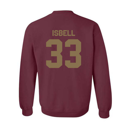 Texas State - NCAA Football : Blake Isbell - Classic Shersey Crewneck Sweatshirt-1