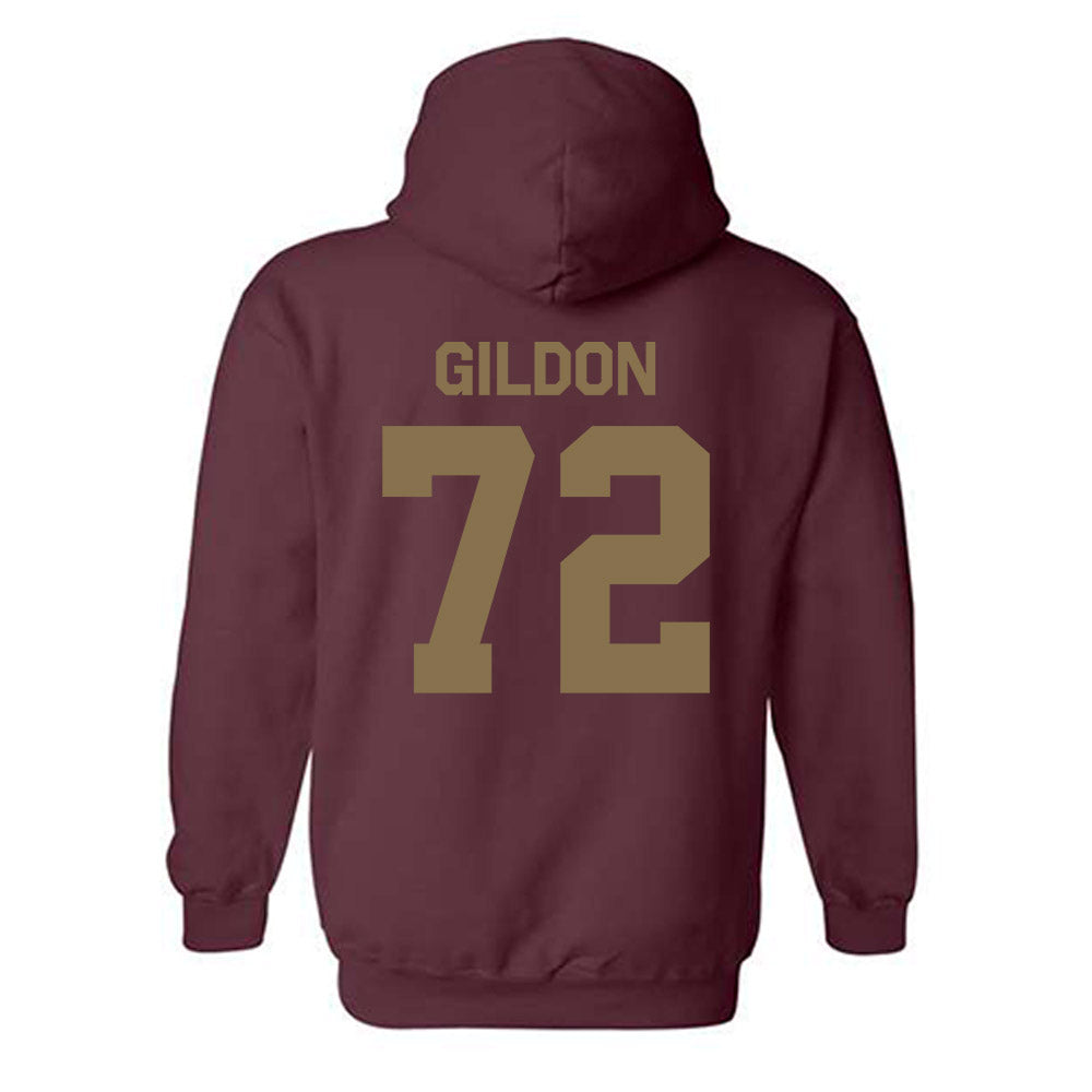 Texas State - NCAA Football : Kirk Gildon - Classic Shersey Hooded Sweatshirt-1