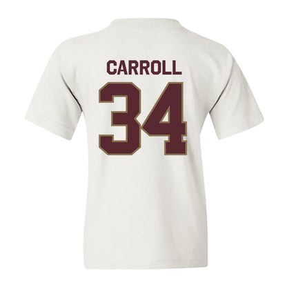 Texas State - NCAA Baseball : Coll Carroll - Classic Shersey Youth T-Shirt-1