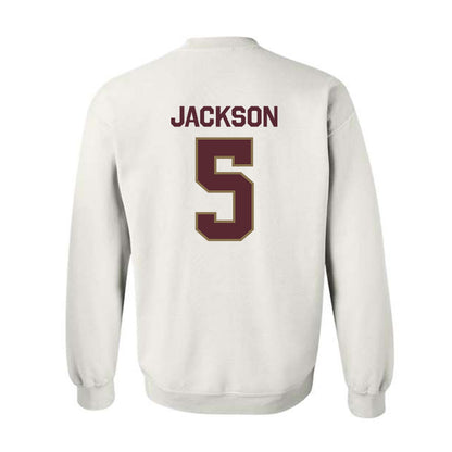 Texas State - NCAA Football : DJ Jackson - Classic Shersey Crewneck Sweatshirt-1