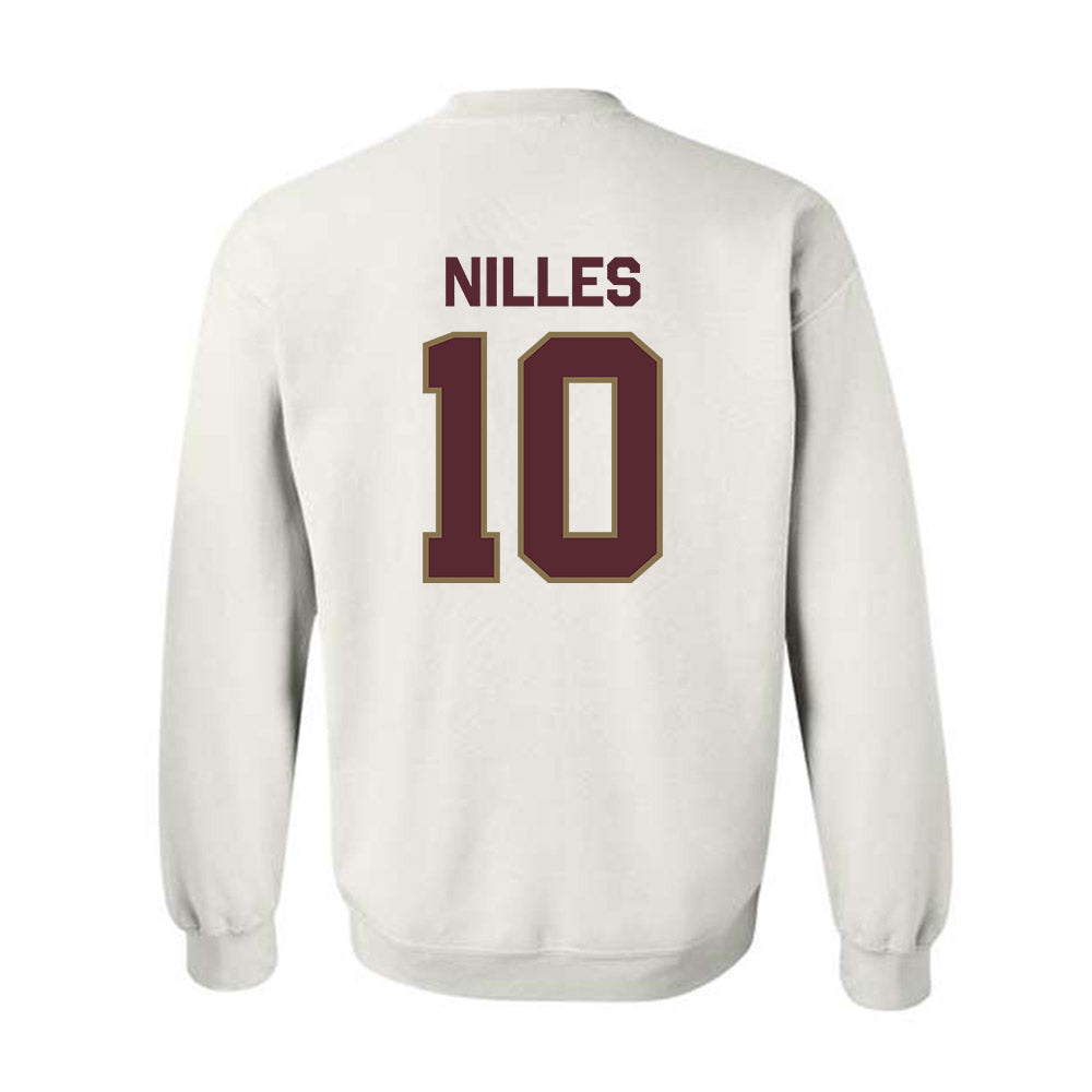 Texas State - NCAA Football : Cole Nilles - Classic Shersey Crewneck Sweatshirt-1