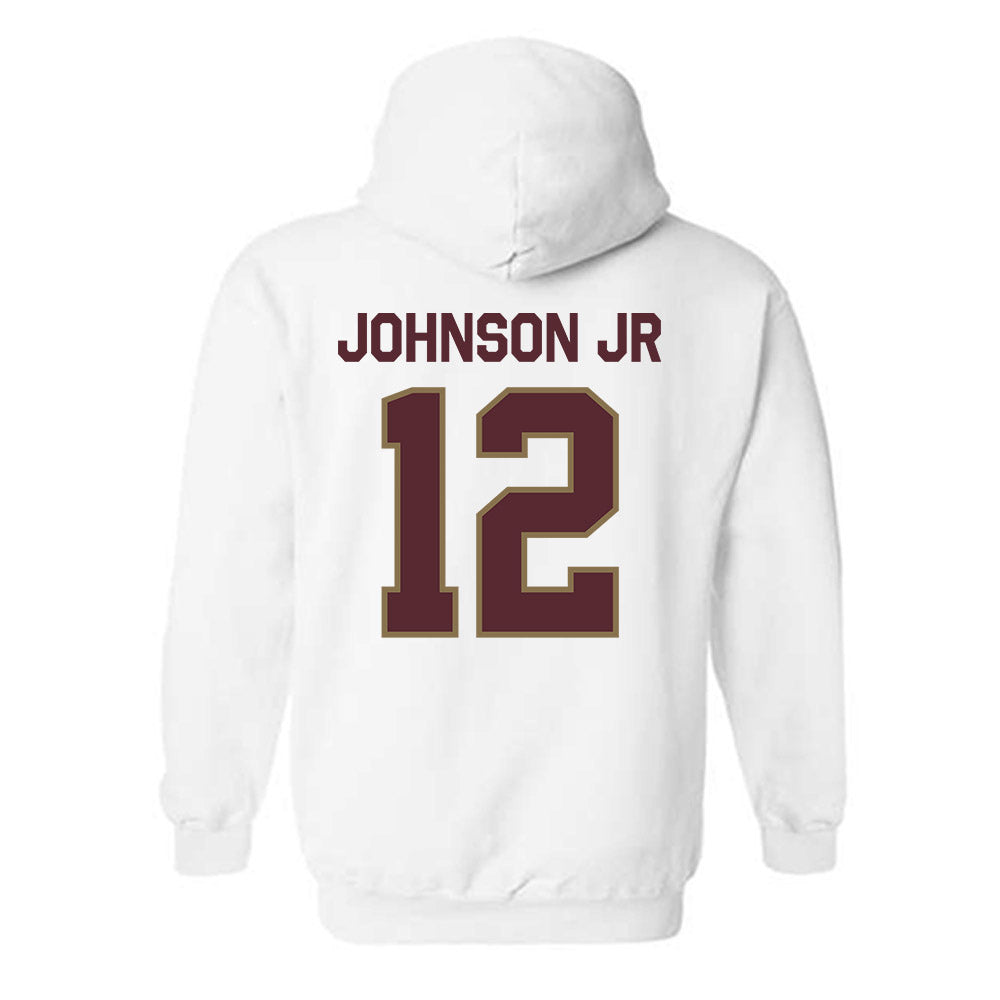 Texas State - NCAA Football : Lorenzo Johnson Jr - Classic Shersey Hooded Sweatshirt-1