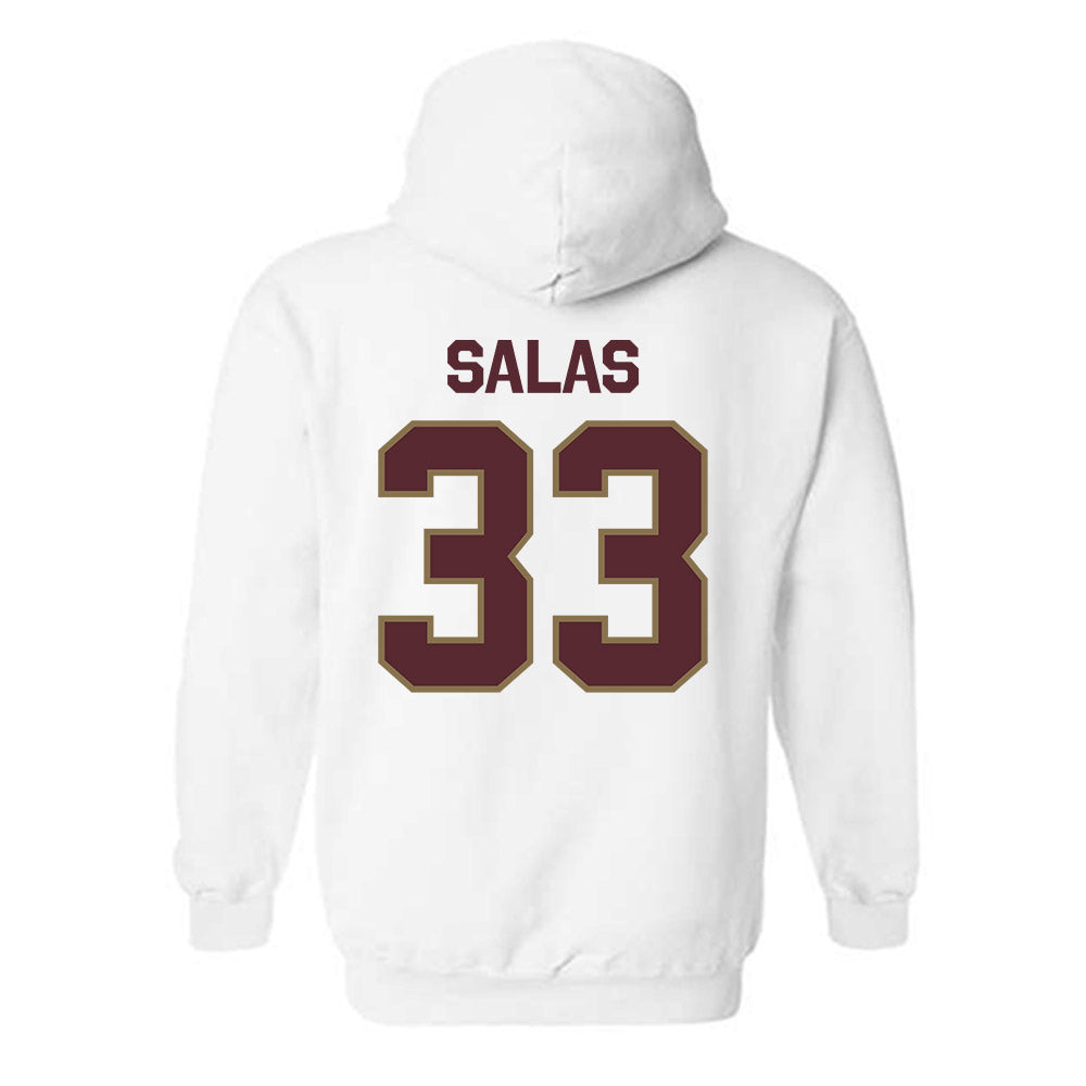 Texas State - NCAA Baseball : Manny Salas - Classic Shersey Hooded Sweatshirt-1