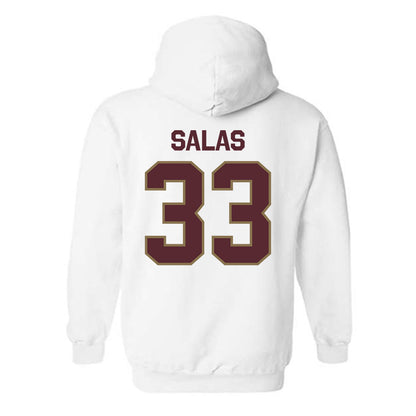 Texas State - NCAA Baseball : Manny Salas - Classic Shersey Hooded Sweatshirt-1