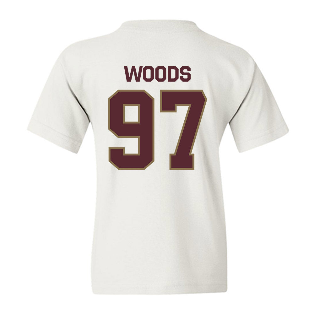 Texas State - NCAA Football : Devarrick Woods - Classic Shersey Youth T-Shirt-1