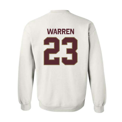 Texas State - NCAA Football : Xavier Warren - Classic Shersey Crewneck Sweatshirt-1