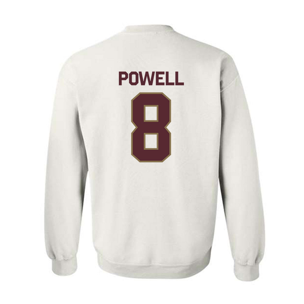 Texas State - NCAA Football : Davis Powell - Classic Shersey Crewneck Sweatshirt-1
