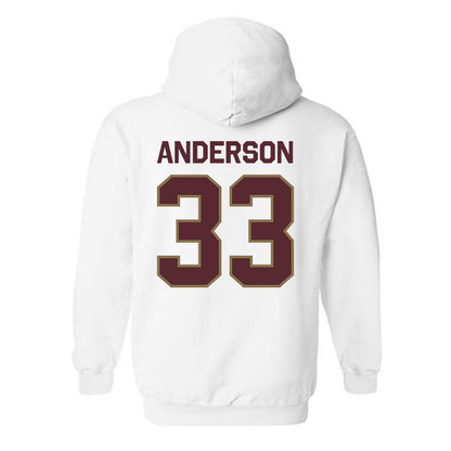 Texas State - NCAA Women's Basketball : Kyra Anderson - Classic Shersey Hooded Sweatshirt-1