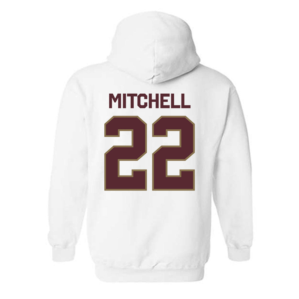 Texas State - NCAA Football : Will Mitchell - Classic Shersey Hooded Sweatshirt-1
