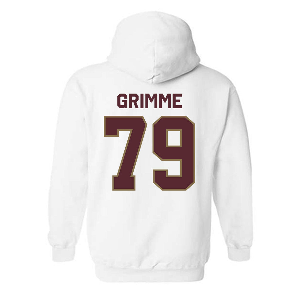 Texas State - NCAA Football : Alan Grimme - Classic Shersey Hooded Sweatshirt-1