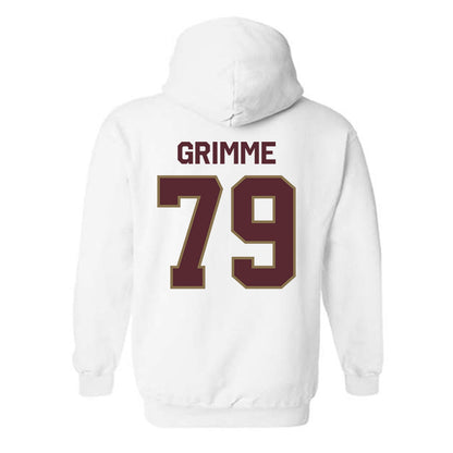 Texas State - NCAA Football : Alan Grimme - Classic Shersey Hooded Sweatshirt-1