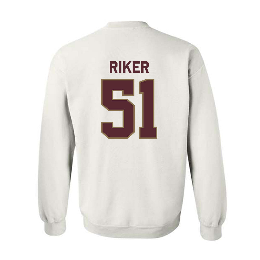 Texas State - NCAA Football : Brock Riker - Classic Shersey Crewneck Sweatshirt-1