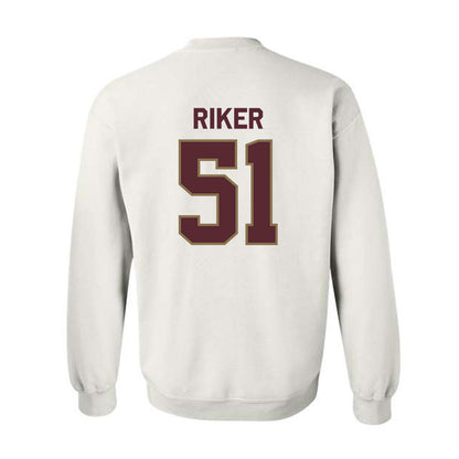Texas State - NCAA Football : Brock Riker - Classic Shersey Crewneck Sweatshirt-1