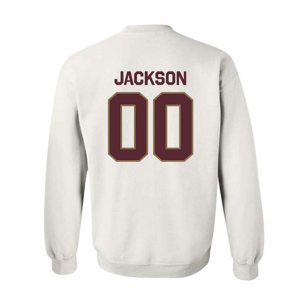 Texas State - NCAA Football : Davian Jackson - Classic Shersey Crewneck Sweatshirt-1