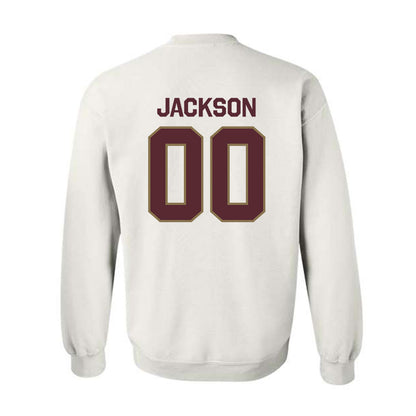 Texas State - NCAA Football : Davian Jackson - Classic Shersey Crewneck Sweatshirt-1