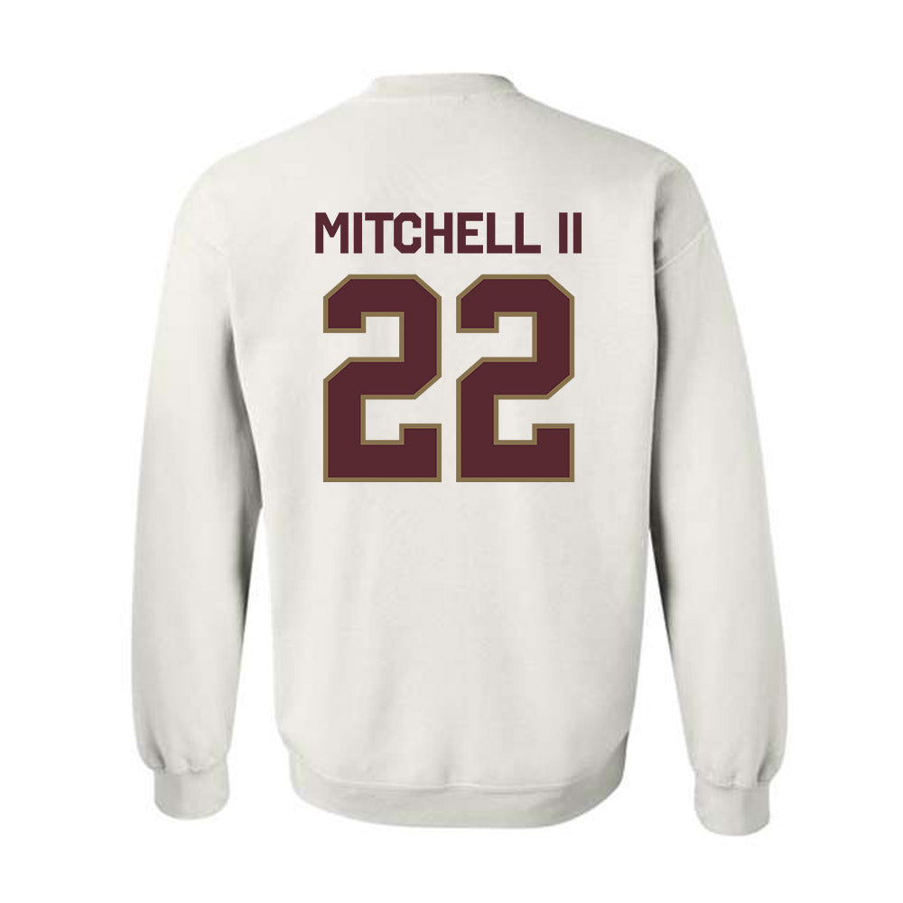 Texas State - NCAA Football : William Mitchell II - Classic Shersey Crewneck Sweatshirt-1