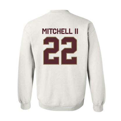 Texas State - NCAA Football : William Mitchell II - Classic Shersey Crewneck Sweatshirt-1