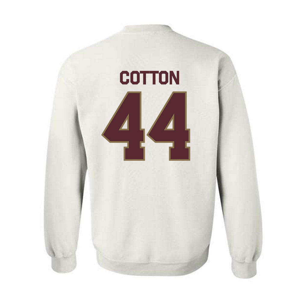 Texas State - NCAA Baseball : Jackson Cotton - Classic Shersey Crewneck Sweatshirt-1