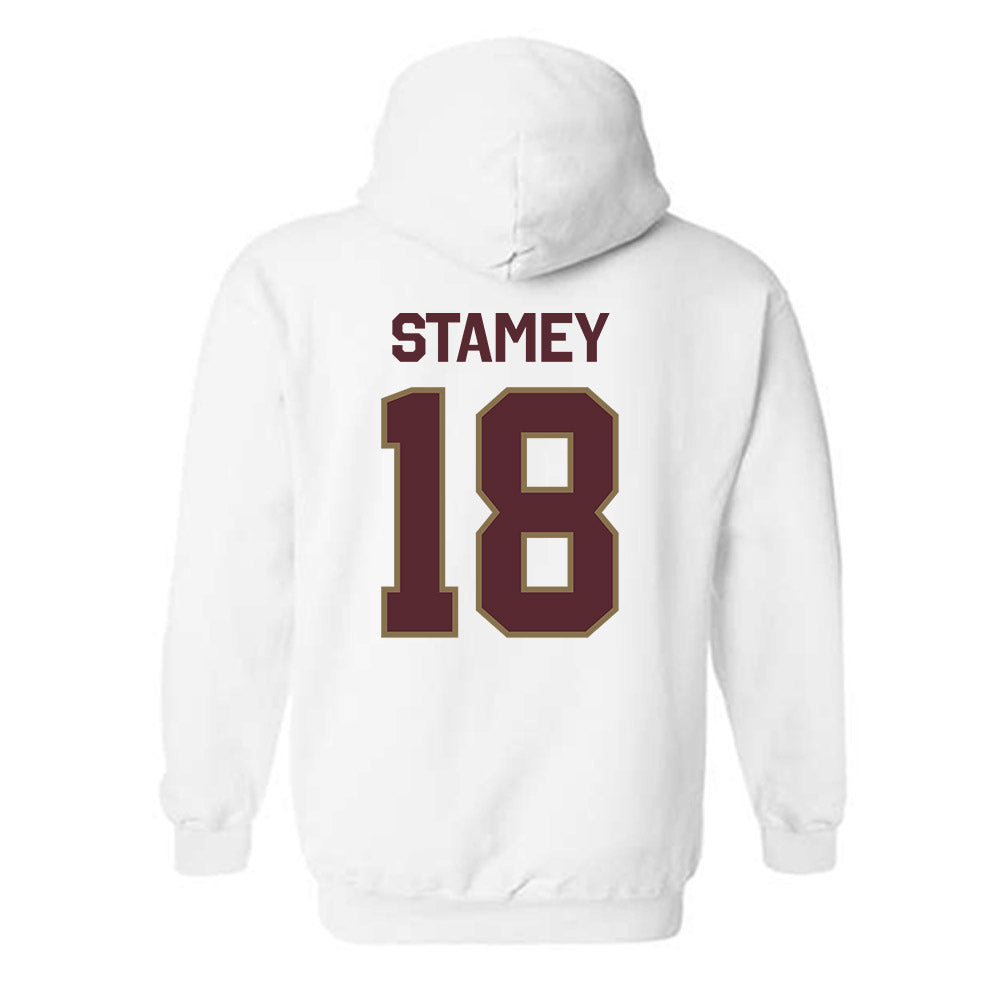 Texas State - NCAA Football : Ty Stamey - Classic Shersey Hooded Sweatshirt-1