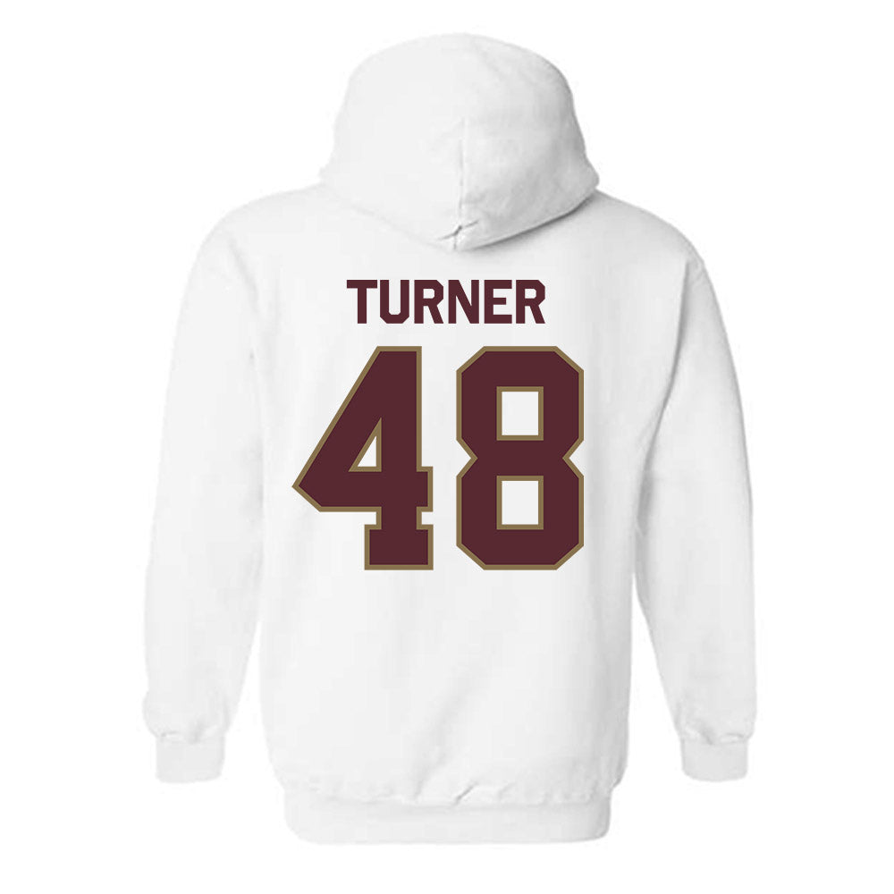 Texas State - NCAA Football : Austin Turner - Classic Shersey Hooded Sweatshirt-1