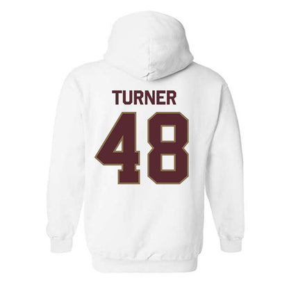 Texas State - NCAA Football : Austin Turner - Classic Shersey Hooded Sweatshirt-1