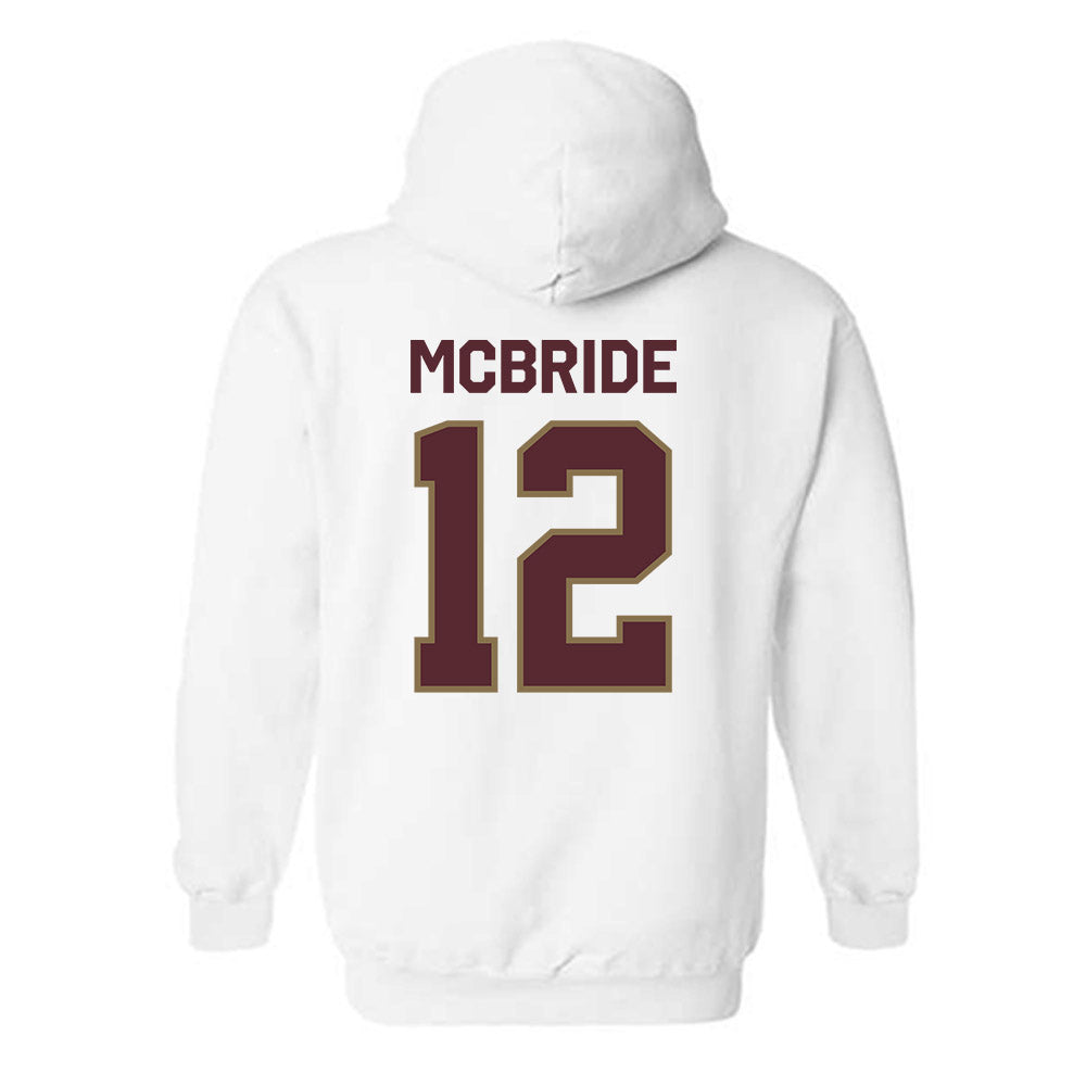 Texas State - NCAA Women's Basketball : Kyla McBride - Classic Shersey Hooded Sweatshirt-1