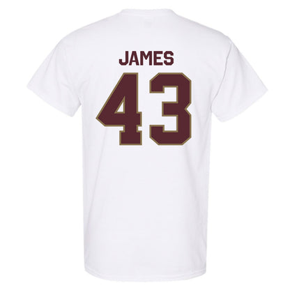 Texas State - NCAA Football : Michael James - Classic Shersey T-Shirt-1