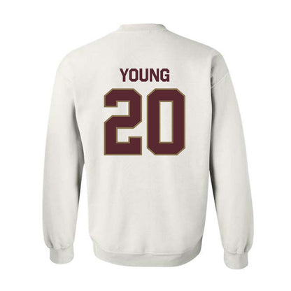 Texas State - NCAA Softball : Peyton Young - Classic Shersey Crewneck Sweatshirt-1