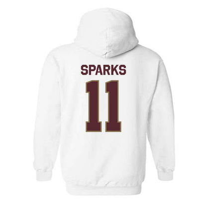 Texas State - NCAA Football : Beau Sparks - Classic Shersey Hooded Sweatshirt-1