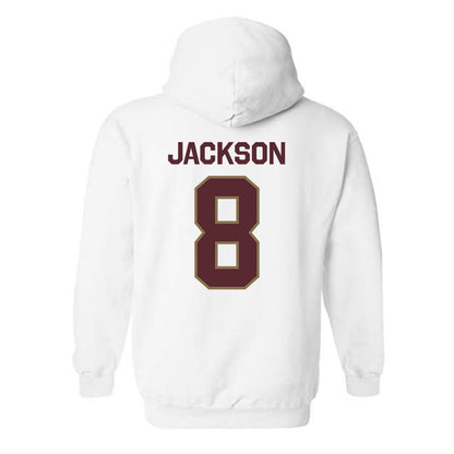 Texas State - NCAA Football : Brad Jackson - Classic Shersey Hooded Sweatshirt-1