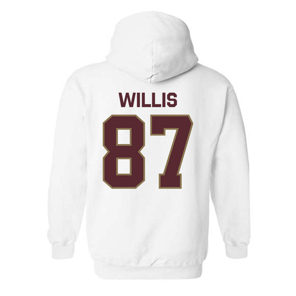 Texas State - NCAA Football : Kristopher Willis - Classic Shersey Hooded Sweatshirt-1