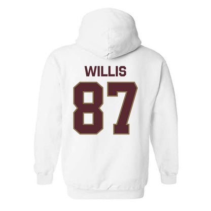 Texas State - NCAA Football : Kristopher Willis - Classic Shersey Hooded Sweatshirt-1