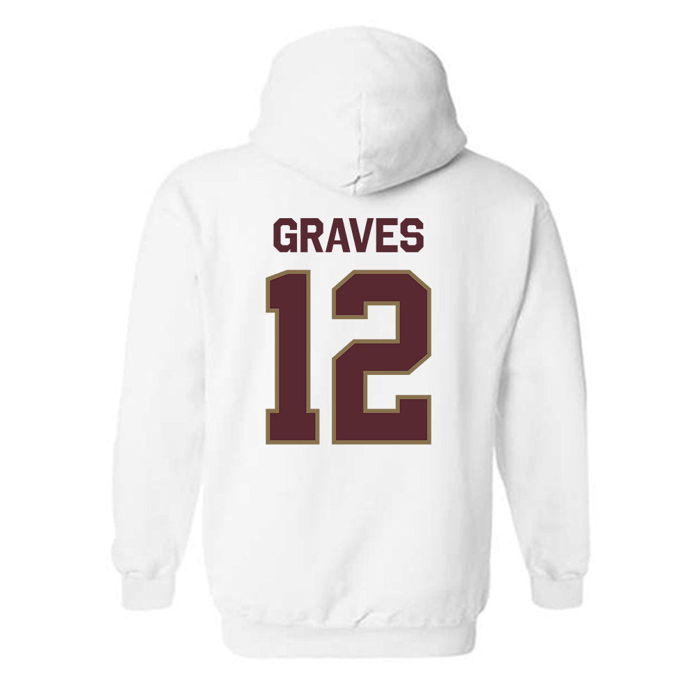 Texas State - NCAA Football : Lakeyleon Graves - Classic Shersey Hooded Sweatshirt-1