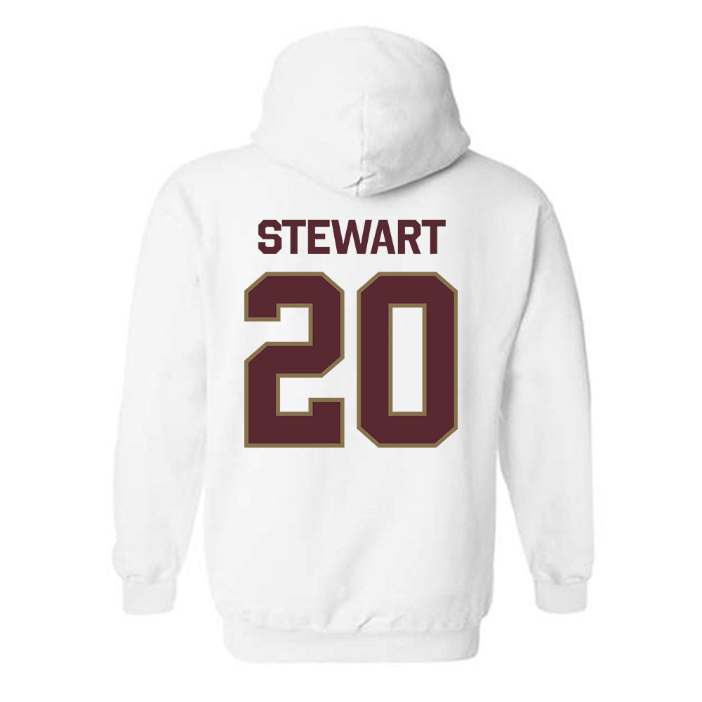 Texas State - NCAA Women's Basketball : Kyaija Stewart - Classic Shersey Hooded Sweatshirt-1