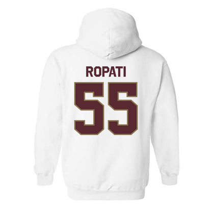 Texas State - NCAA Football : Etueni Ropati - Classic Shersey Hooded Sweatshirt-1