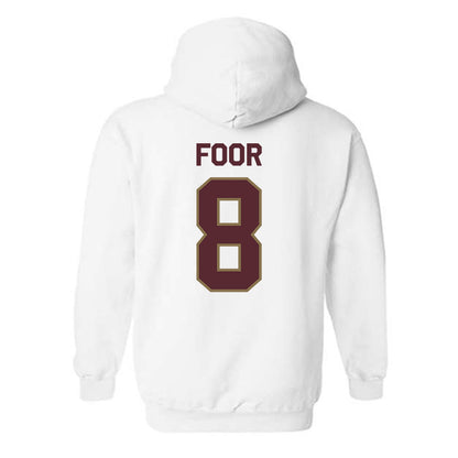 Texas State - NCAA Baseball : Daylen Foor - Classic Shersey Hooded Sweatshirt-1