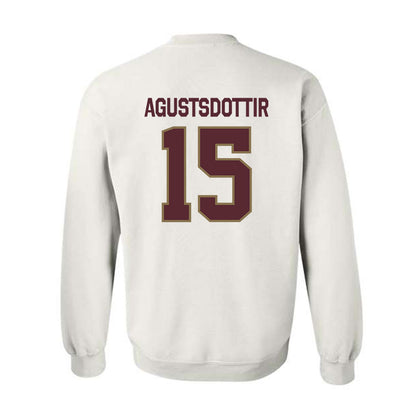 Texas State - NCAA Women's Soccer : Katrin Agustsdottir - Classic Shersey Crewneck Sweatshirt-1