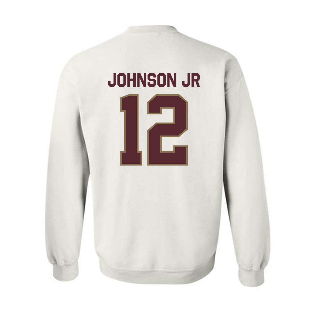 Texas State - NCAA Football : Lorenzo Johnson Jr - Classic Shersey Crewneck Sweatshirt-1
