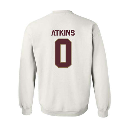 Texas State - NCAA Football : Taji Atkins - Classic Shersey Crewneck Sweatshirt-1