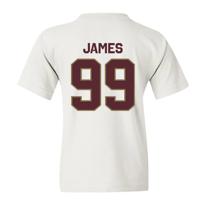 Texas State - NCAA Football : Kaleb James - Classic Shersey Youth T-Shirt-1