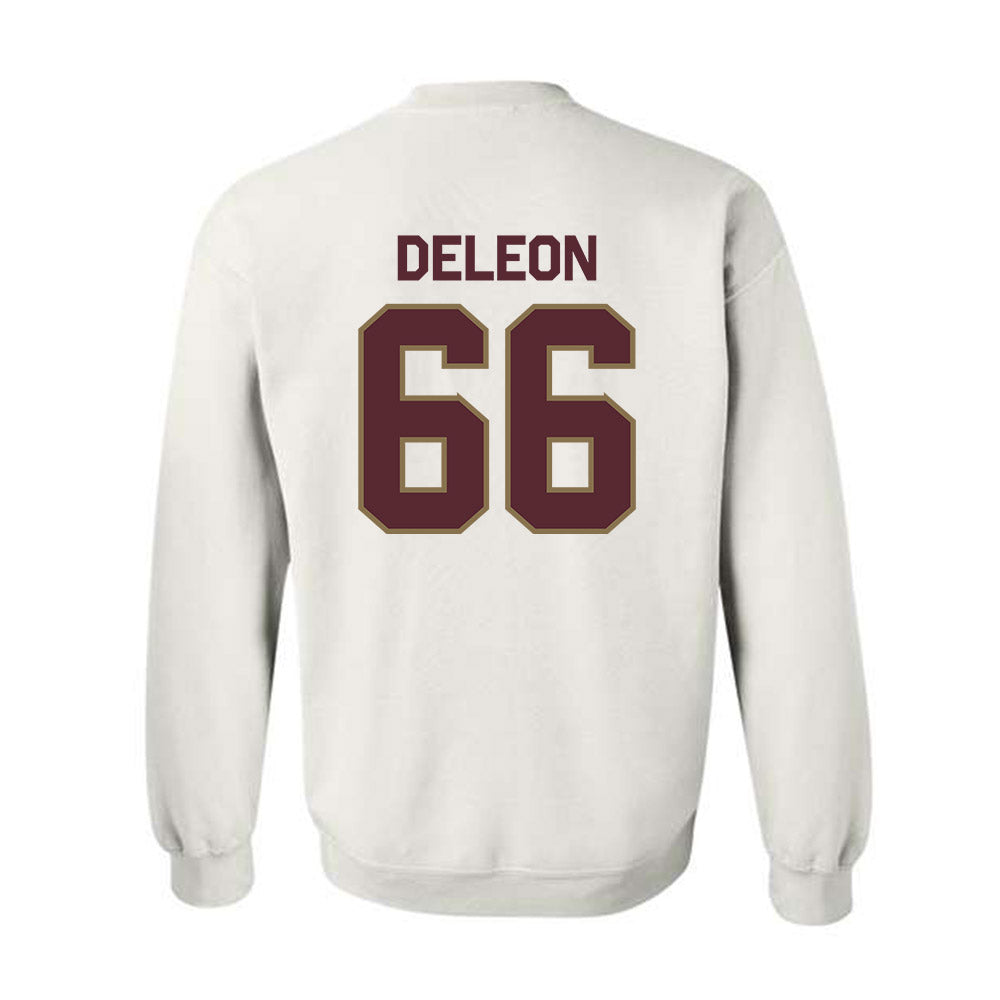 Texas State - NCAA Football : Justin Deleon - Classic Shersey Crewneck Sweatshirt-1