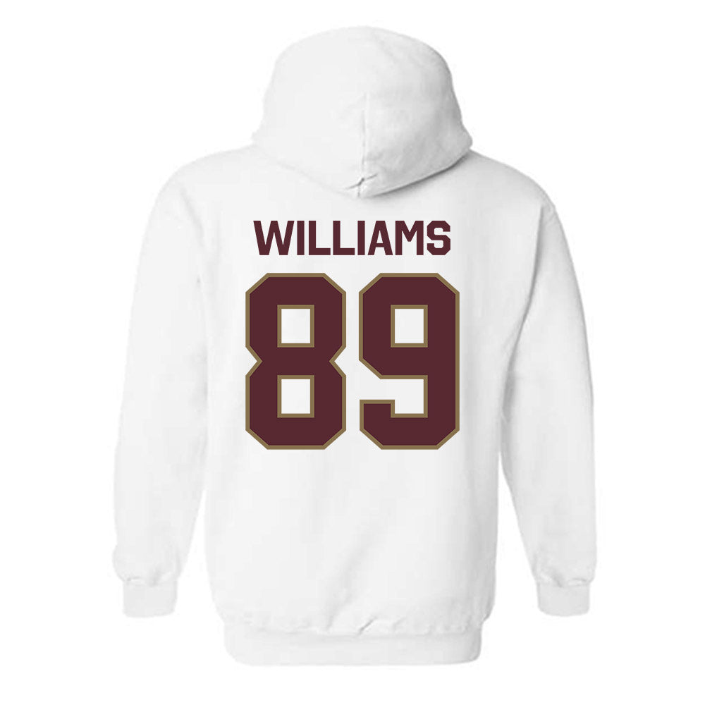 Texas State - NCAA Football : Jordan Williams - Classic Shersey Hooded Sweatshirt-1