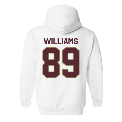 Texas State - NCAA Football : Jordan Williams - Classic Shersey Hooded Sweatshirt-1